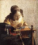 Jan Vermeer The Lacemaker oil on canvas